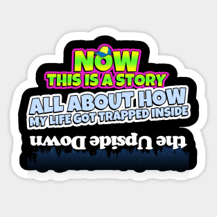 Stranger Things Fresh Prince Mash-Up Sticker